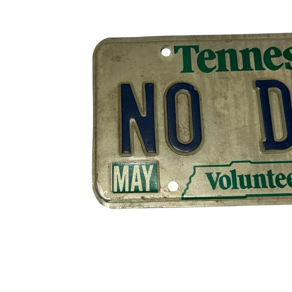Rare Retro Personalized License Plate With “No Doubt” Garage Decor/Man Cave